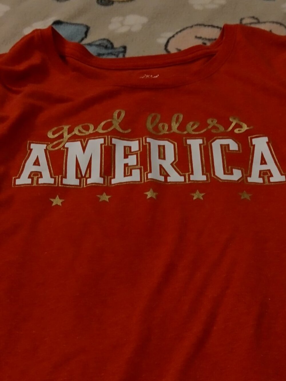 MENS  GOD BLESS AMERICIA TEE